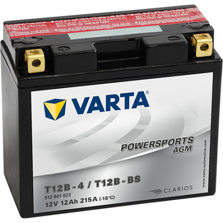 Bateria Varta YT12B-4,YT12B-BS VARTA 512901019 ▷telebaterias.com