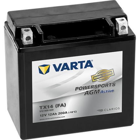 Batterie Varta YTX14-4 VARTA 512909020 ▷telebaterias.com