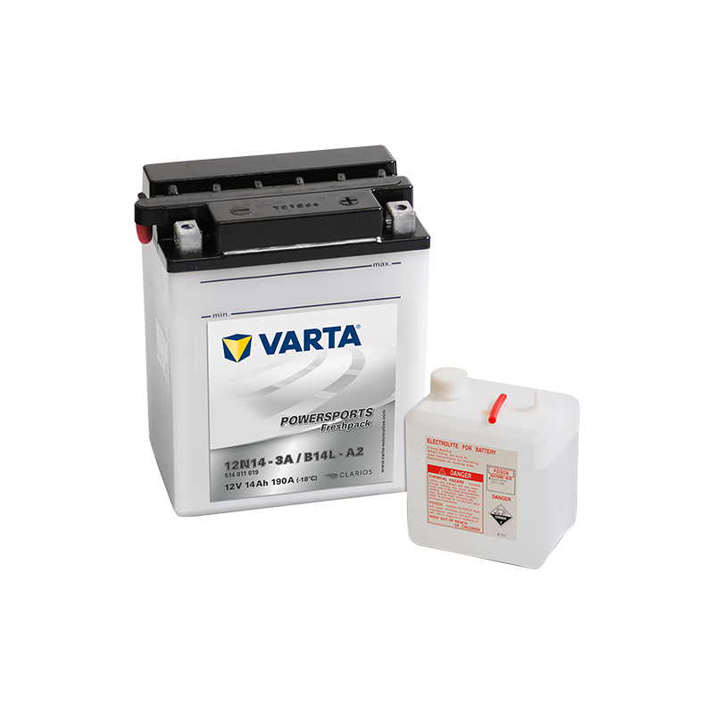 Batería Varta 12N14-3A,YB14L-A2 VARTA 514011014 - 3