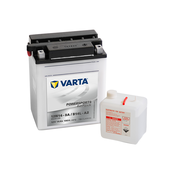 Batería Varta 12N14-3A,YB14L-A2 VARTA 514011014 - 3