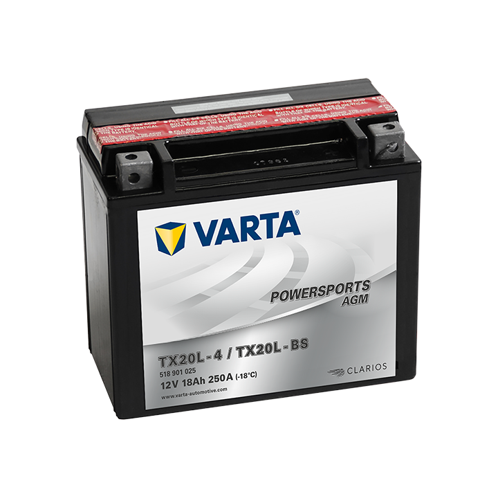 Batería Varta YTX20L-4,YTX20L-BS VARTA 518901026 - 3