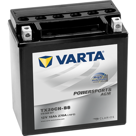 Batterie Varta YTX20CH-BS VARTA 518908027 ▷telebaterias.com