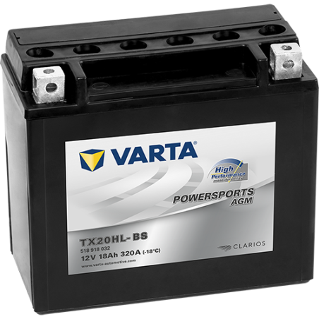 Batería Varta YTX20HL-BS VARTA 518918032 ▷telebaterias.com
