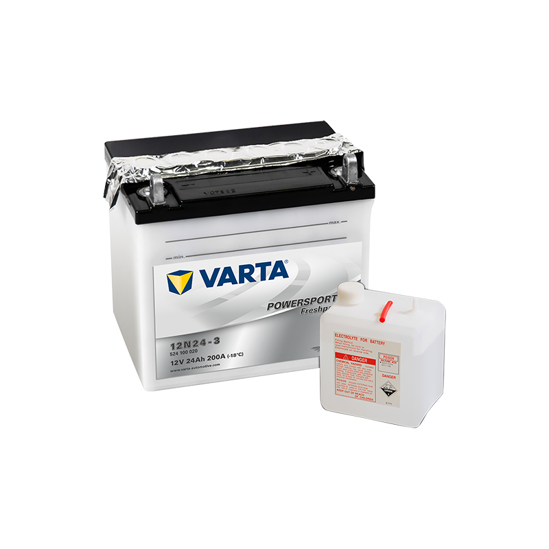 Batería Varta 12N24-3 VARTA 524100020 ▷telebaterias.com