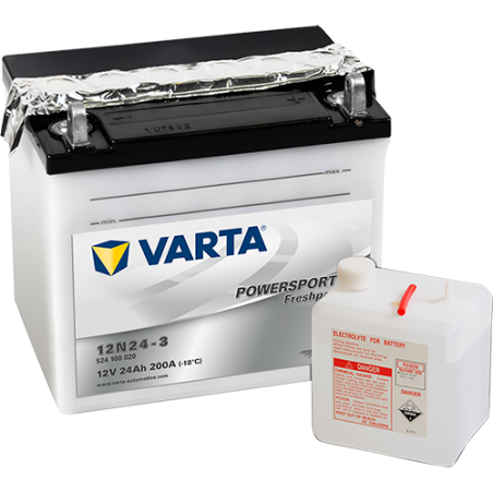 Batería Varta 12N24-3 VARTA 524100020 ▷telebaterias.com