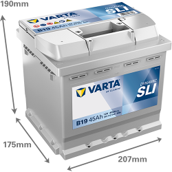 Batería Varta B19 - 6