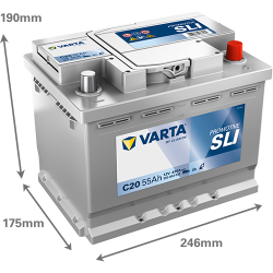 Batería Varta C20 - 6