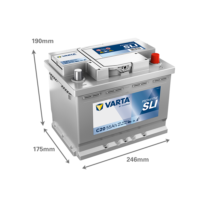 Batería Varta C20 - 6