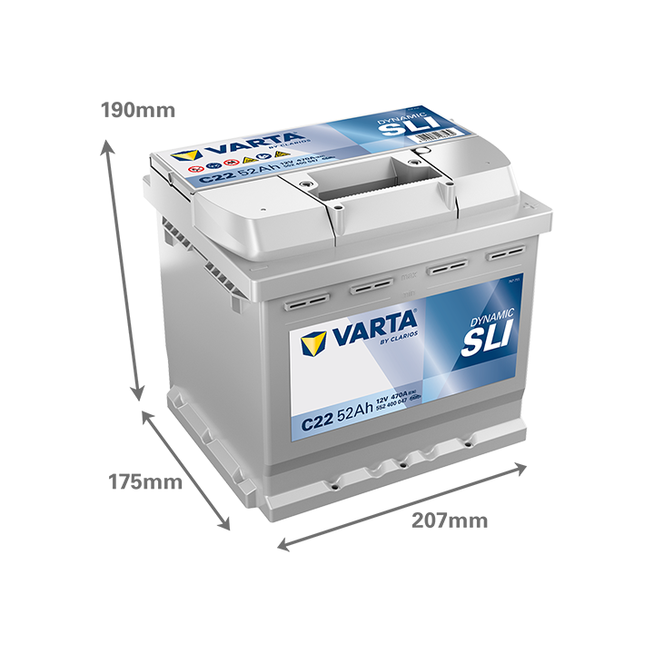 Batería Varta C22 - 6