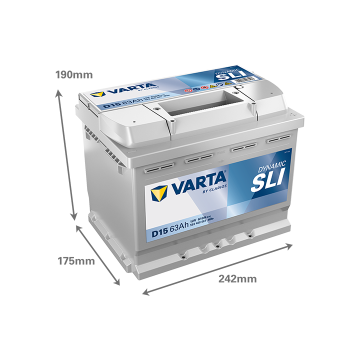 Batería Varta D15 - 6