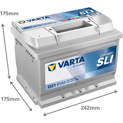 Bateria Varta D21 ▷telebaterias.com