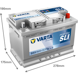 Batería Varta D33 - 6
