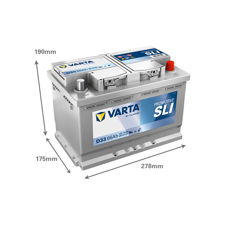 Batería Varta D33 - 6