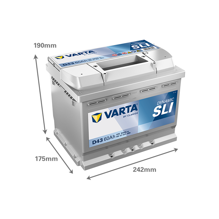 Batería Varta D43 - 6