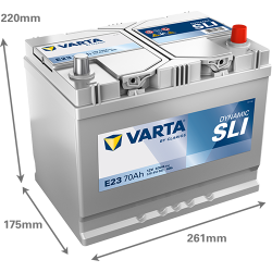 Batterie Varta E23 ▷telebaterias.com