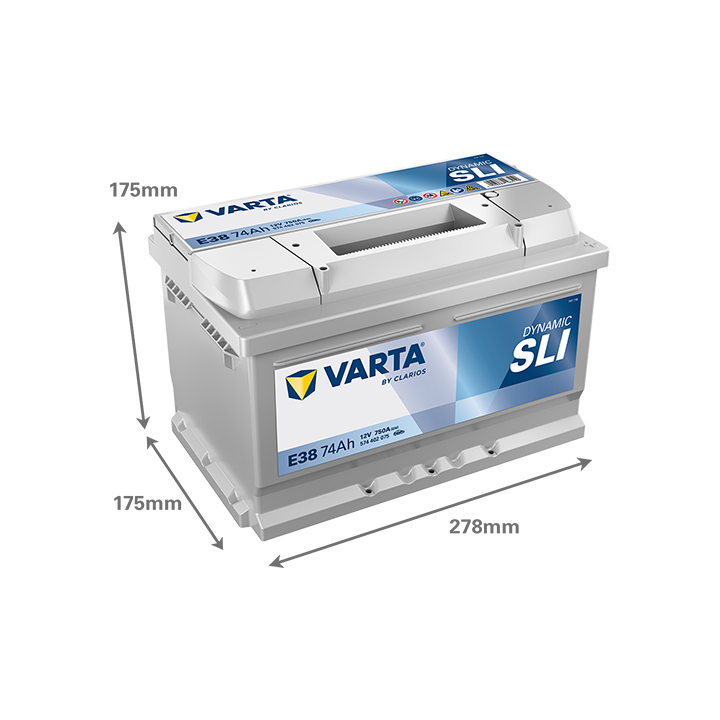 Batería Varta E38 - 6