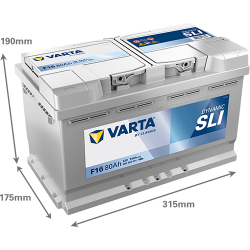 Batterie Varta F16 ▷telebaterias.com