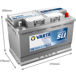 Batería Varta H9 - 6