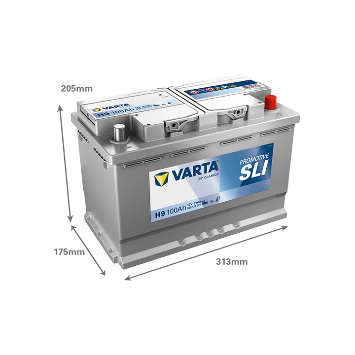 Batería Varta H9 - 6