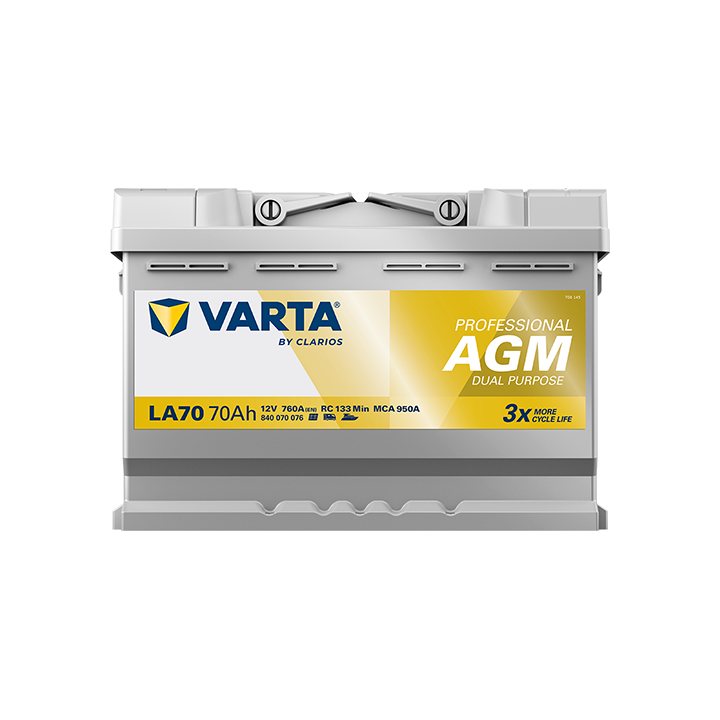 Batería Varta LA70 - 7