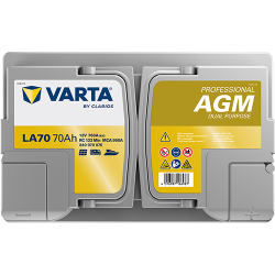 Batería Varta LA70 - 8
