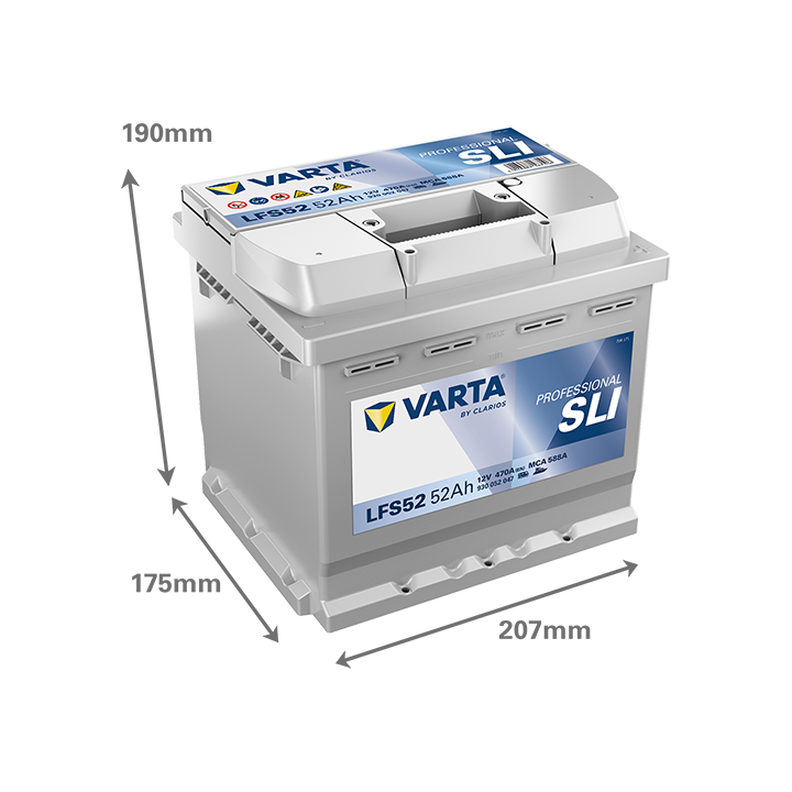 Batería Varta LFS52 - 6