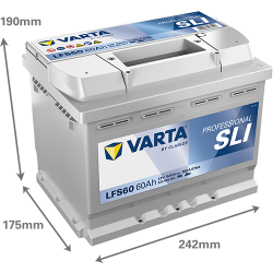 Batería Varta LFS60 - 6