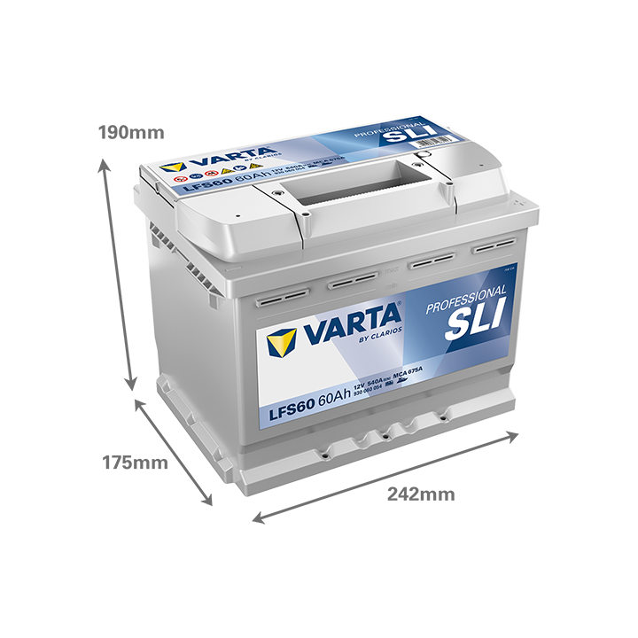 Batería Varta LFS60 - 6