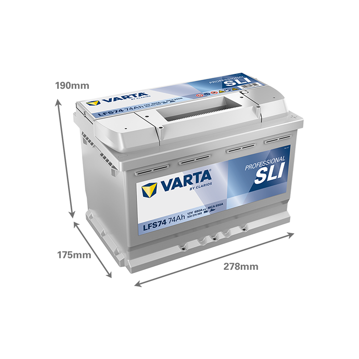 Batería Varta LFS74 - 6