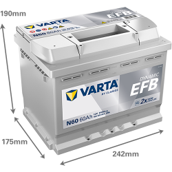 Batería Varta N60 - 6