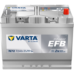 Batería Varta N72 - 5