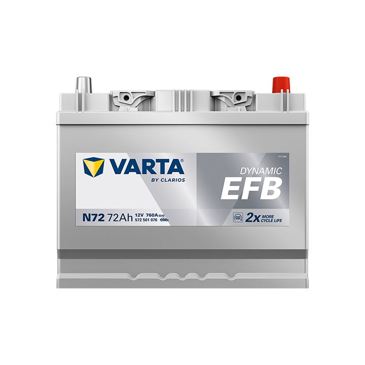 Batería Varta N72 - 7