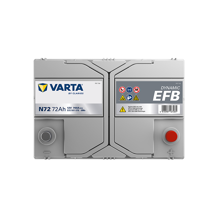 Batería Varta N72 - 8