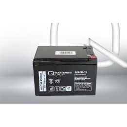 Batteria per carrozzina 15Ah 12V Q-Battery 12LCP-15 | telebaterias.com