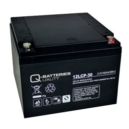 Batteria per carrozzina 30Ah 12V Q-Battery 12LCP-30 | telebaterias.com