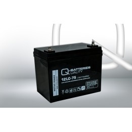 Batteria per carrozzina 77Ah 12V Q-Battery 12LC-75 | telebaterias.com