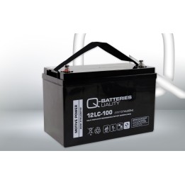 Batería para silla de ruedas 107Ah 12V Q-Battery 12LC-100 | telebaterias.com
