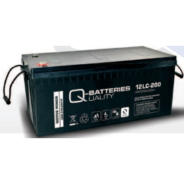 Wheelchair battery 214Ah 12V Q-Battery 12LC-200 | telebaterias.com