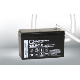 Batterie pour onduleur 7.20Ah 12V Q-Battery 12LS-7.2 F1 | telebaterias.com