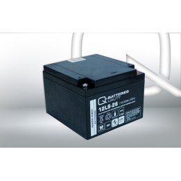 Batterie pour onduleur 26Ah 12V Q-Battery 12LS-26 | telebaterias.com