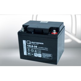 Batterie pour onduleur 38Ah 12V Q-Battery 12LS-38 | telebaterias.com