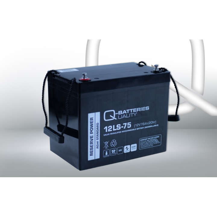 USV-Batterie 78Ah 12V Q-Battery 12LS-75 | telebaterias.com