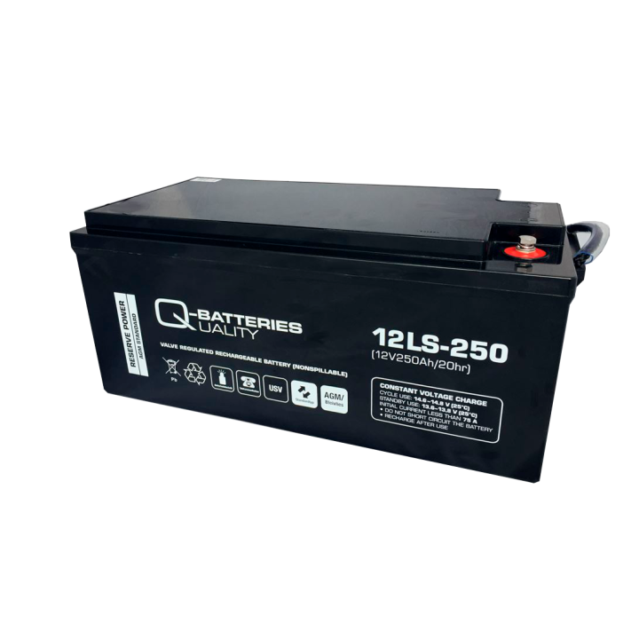 Bateria para UPS 250Ah 12V Q-Battery 12LS-250 | telebaterias.com