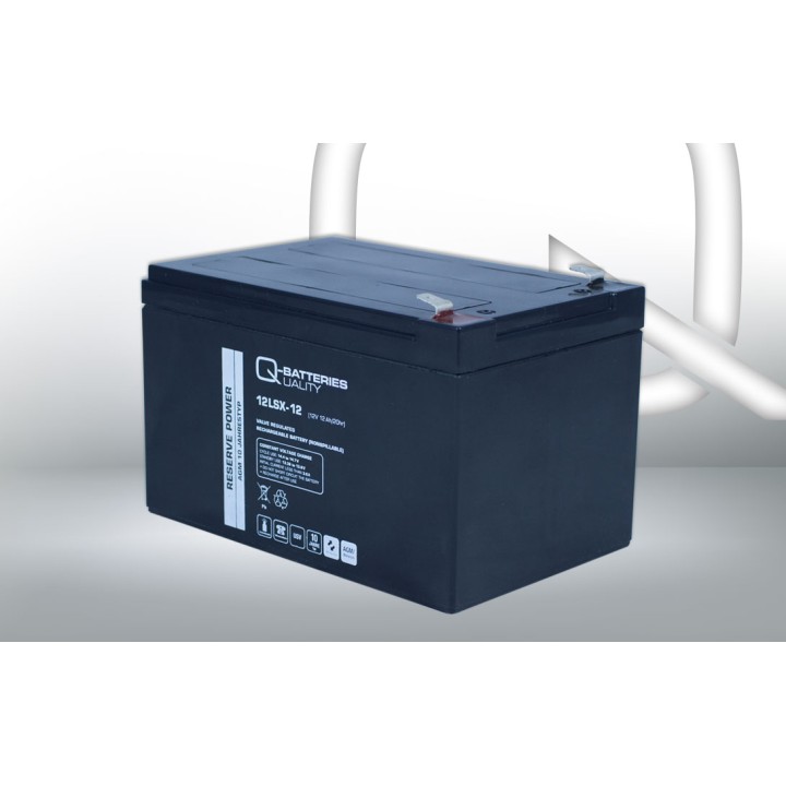 Batteria per UPS 7Ah 12V Q-Battery 12LSX-12 F2 | telebaterias.com
