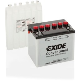 Batería de moto 24Ah 12V 220A Exide 12N24-3A | telebaterias.com