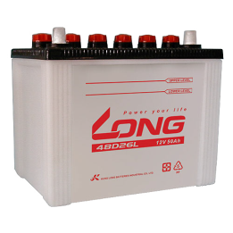 Batería de coche 50Ah 12V Long 48D26L | telebaterias.com