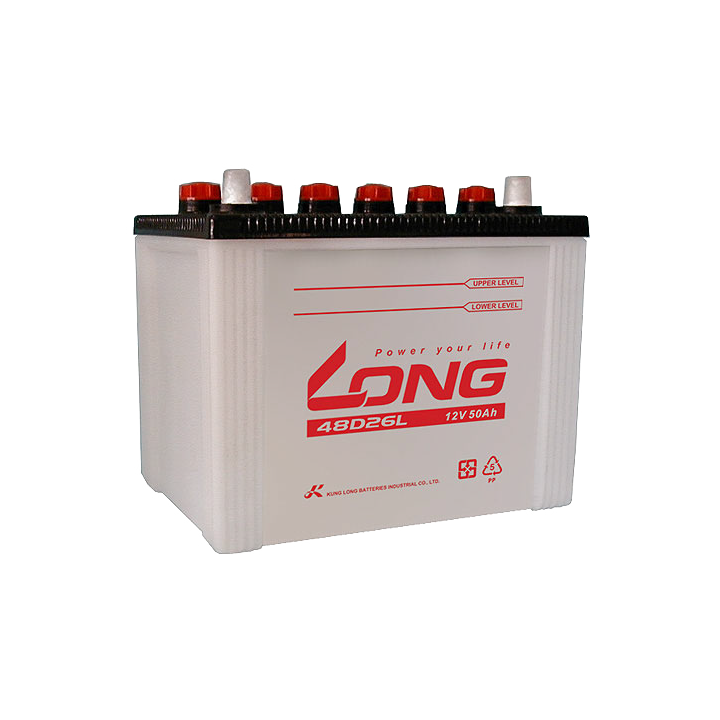 Car battery 50Ah 12V Long 48D26L | telebaterias.com