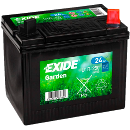 Batteria 24Ah 12V 250A Exide 49900(U1R-250) | telebaterias.com