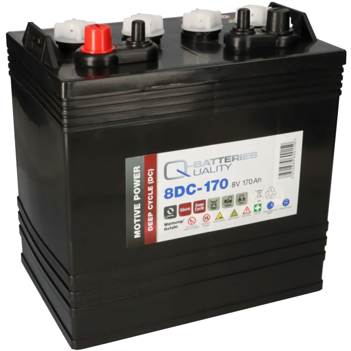 Batería 170Ah 8V Q-Battery 8DC-170 | telebaterias.com