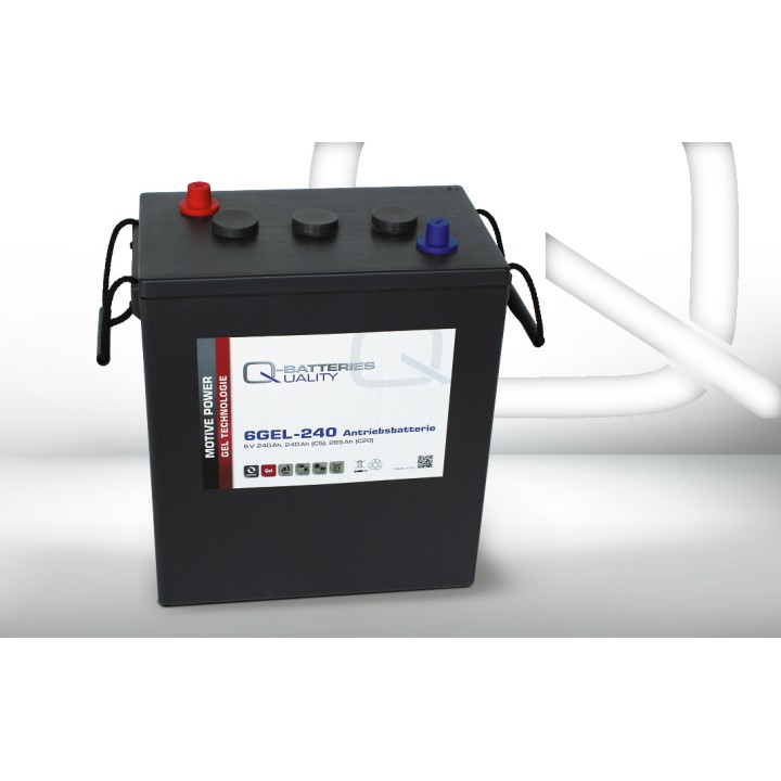 Bateria 240Ah 6V Q-Battery 6GEL-240 | telebaterias.com